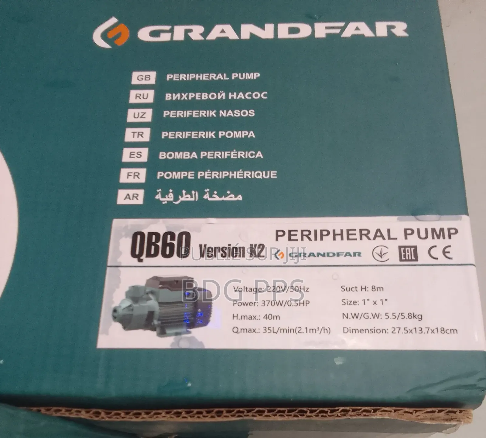 Pompes Suppresseur