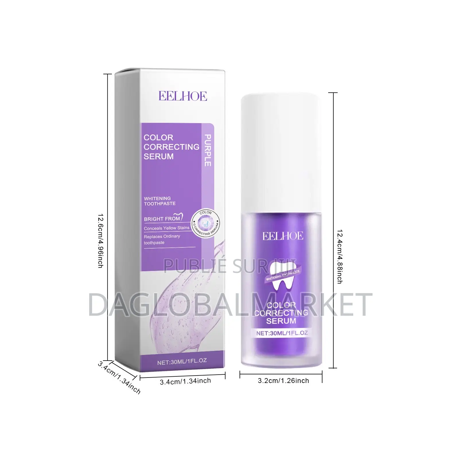 Sérum Correcteur De Couleur Violet EELIHOE