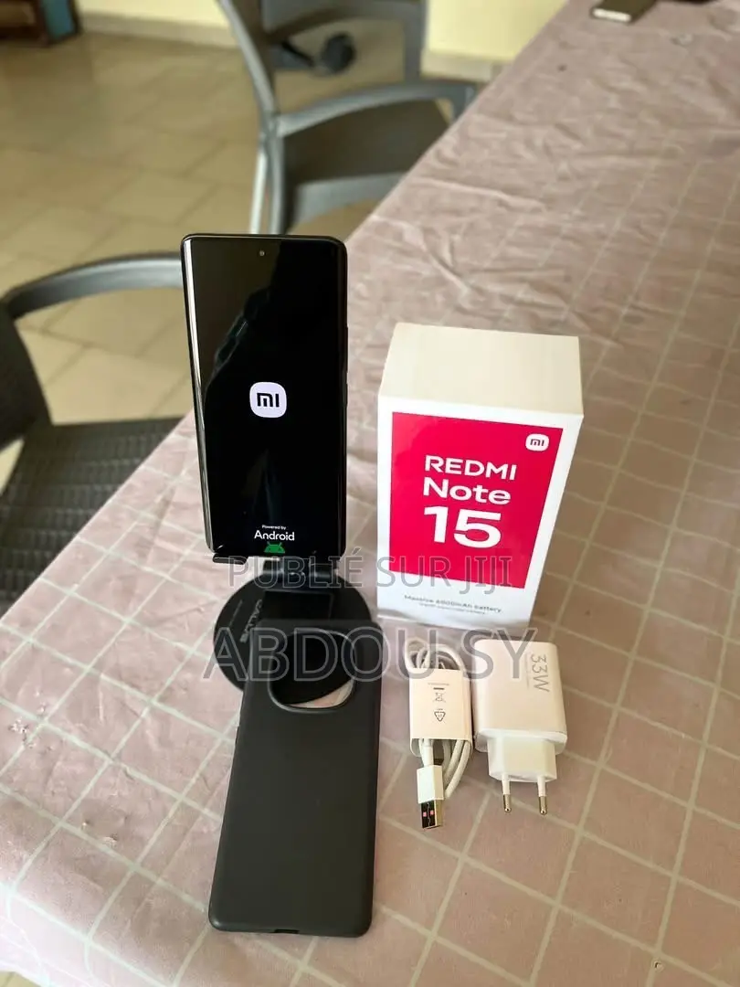 Nouveau Xiaomi Redmi Note 15 256 GB Noir