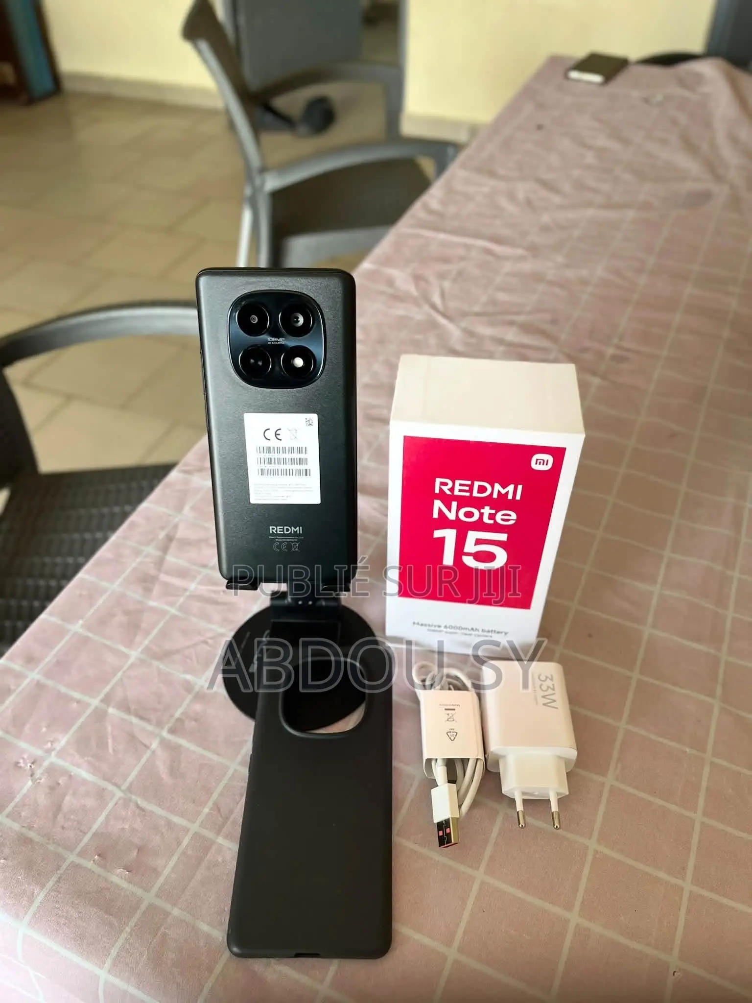 Nouveau Xiaomi Redmi Note 15 256 GB Noir
