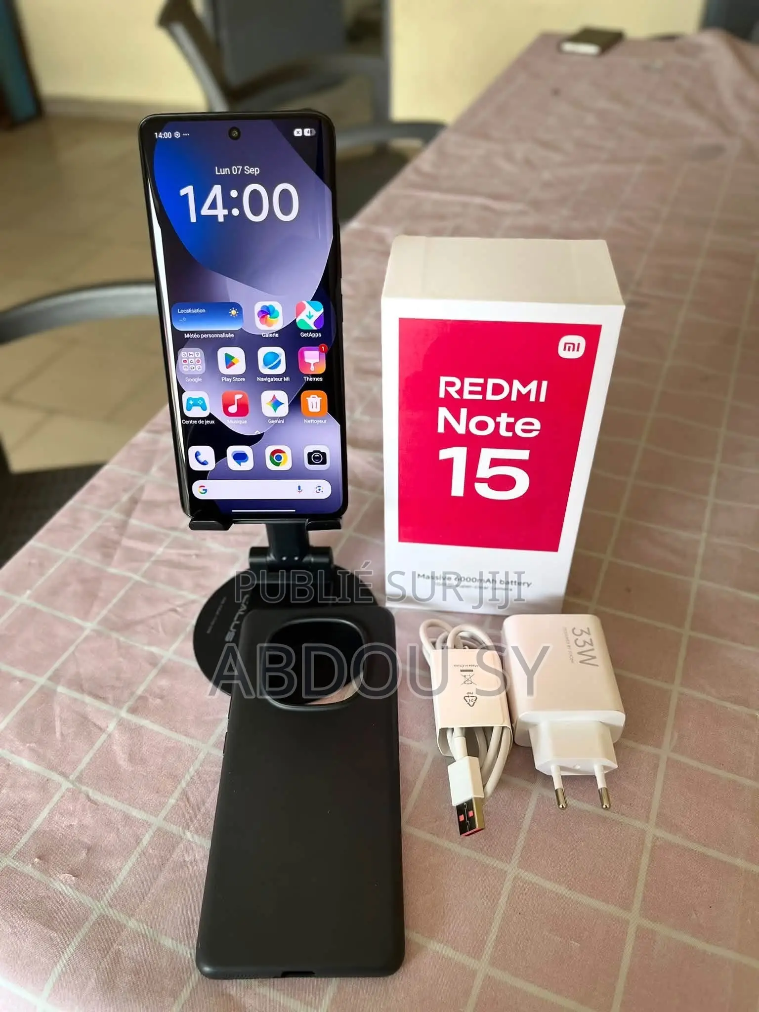 Nouveau Xiaomi Redmi Note 15 256 GB Noir