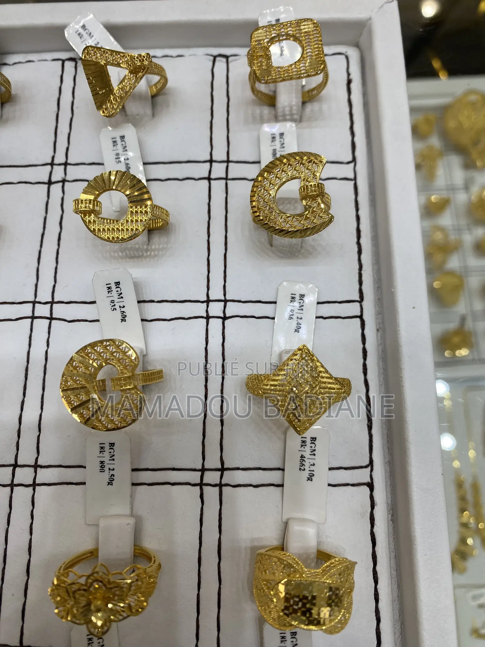 Bague Filigrane en or 18 Carats