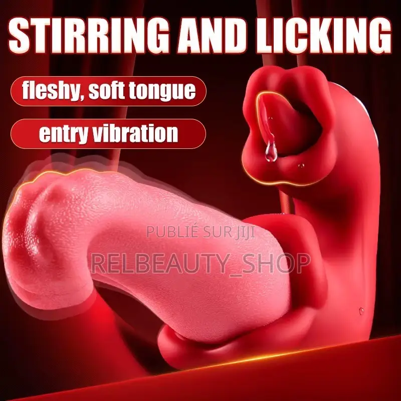 Vribo 3 en 1 Stimulateur Clitoridien Avec Léchage Super Puissant