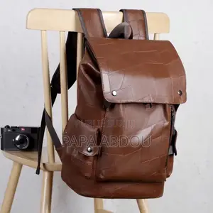 Sacs À Dos en Cuir Avec Port Support Intégré
