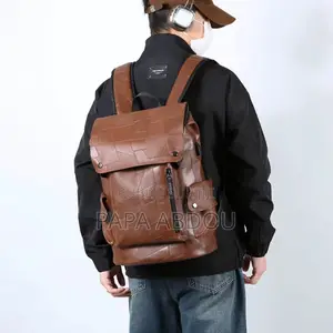 Sacs À Dos en Cuir Avec Port Support Intégré