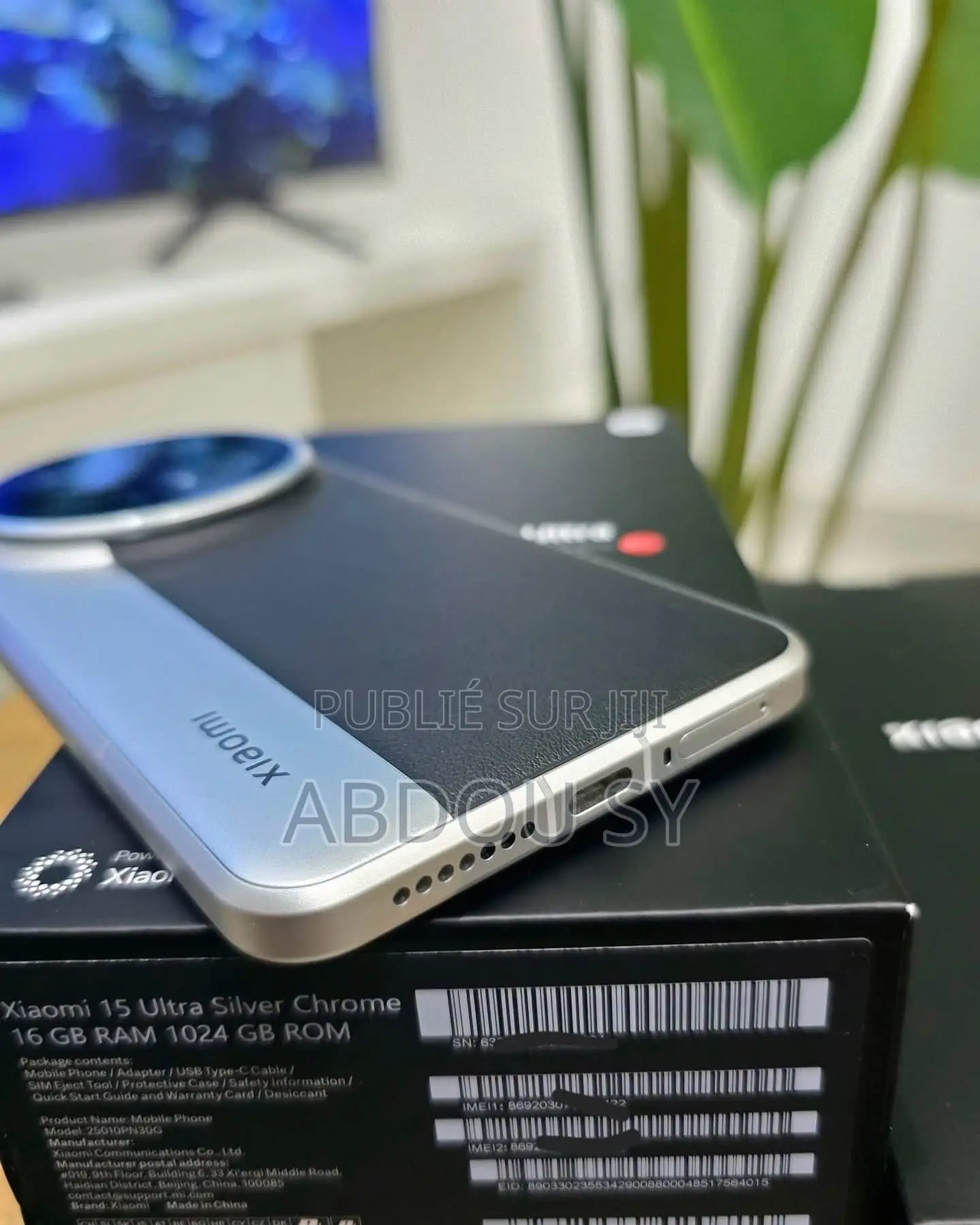 Nouveau Xiaomi 15 Ultra 1 TB Noir