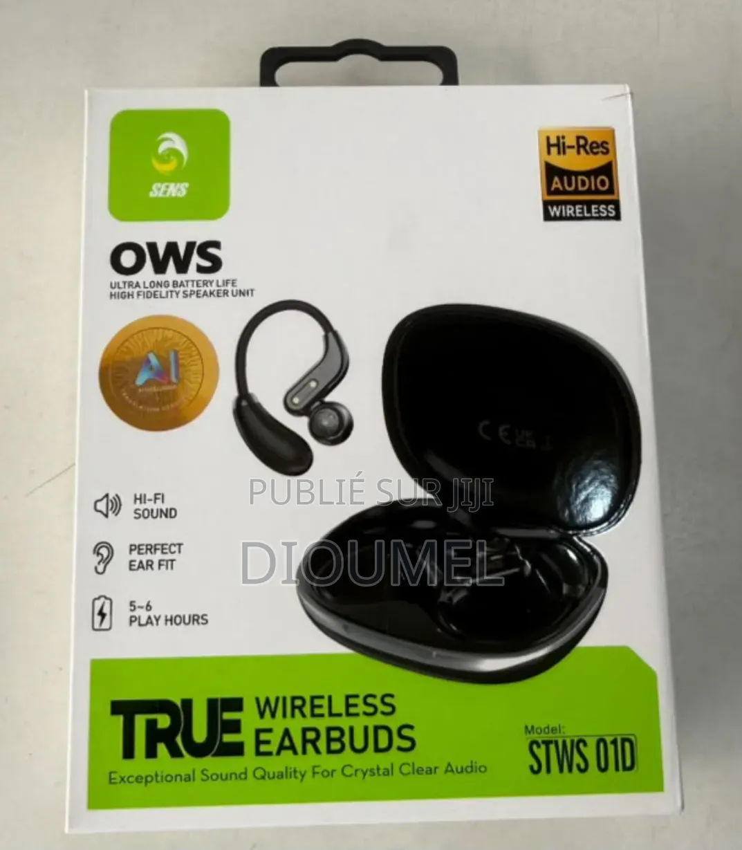 Oreillettes Bluetooth OWS SENS