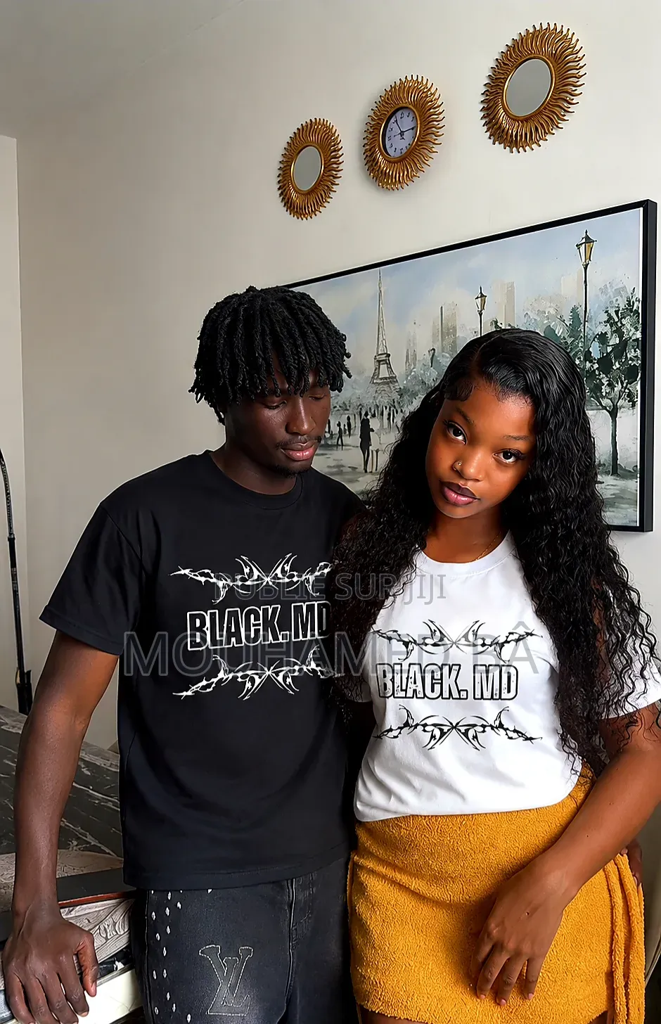 T-Shirt Black.MD Noir