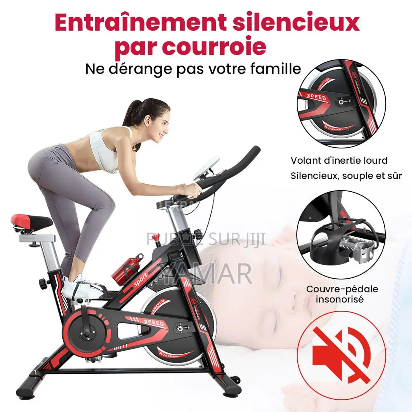 Vélo Spinning - Écran LCD - Qualité Supérieur