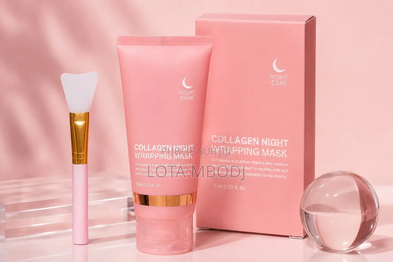 Masque De Nuit Au Collagène – Hydratation Éclat Du Visage