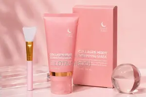Masque De Nuit Au Collagène – Hydratation Éclat Du Visage