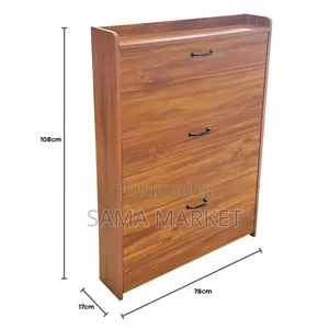 Armoire De Rangement Pour Chaussures Avec 3 Tiroirs