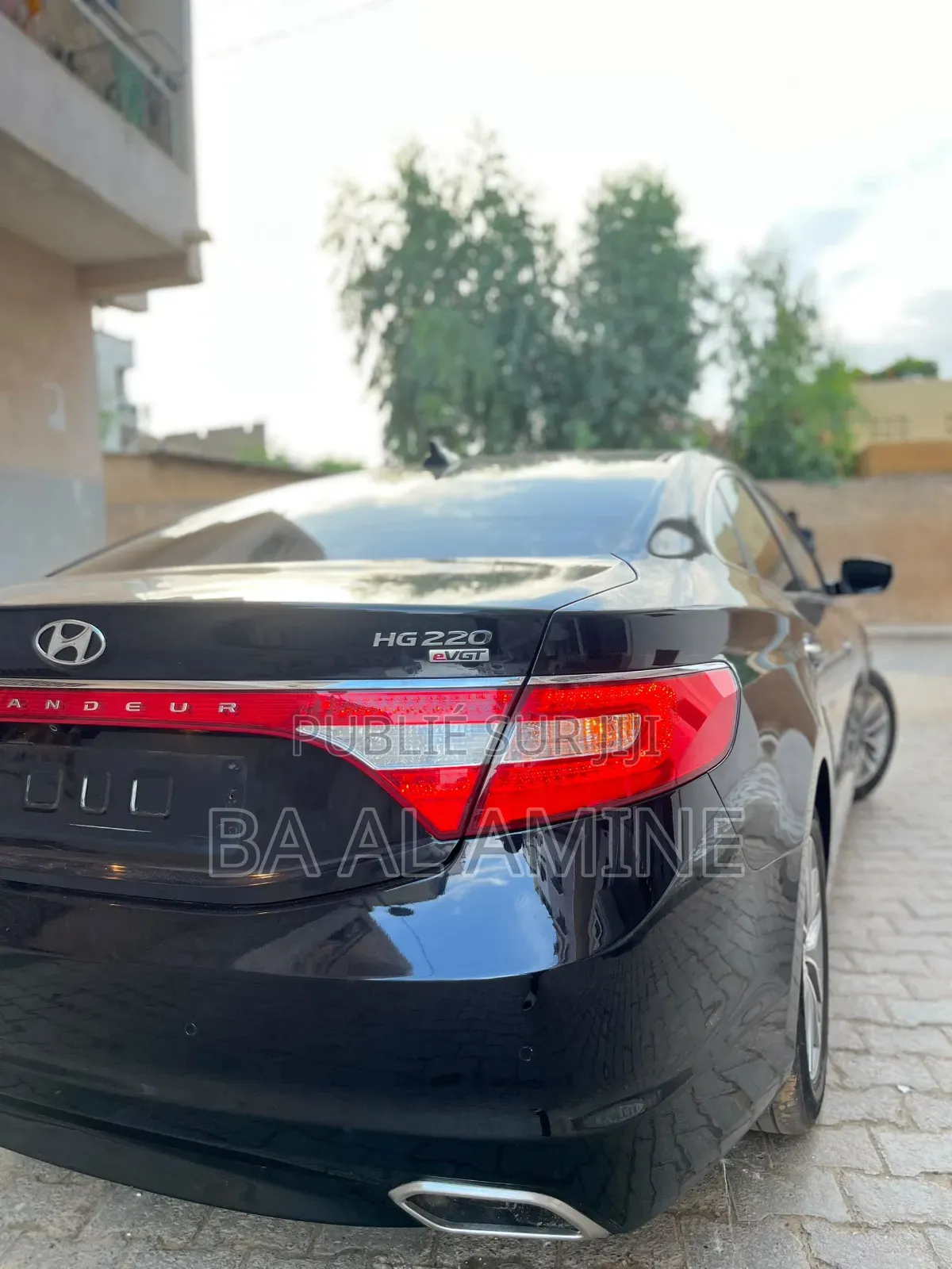 Hyundai Grandeur 2016 Noir
