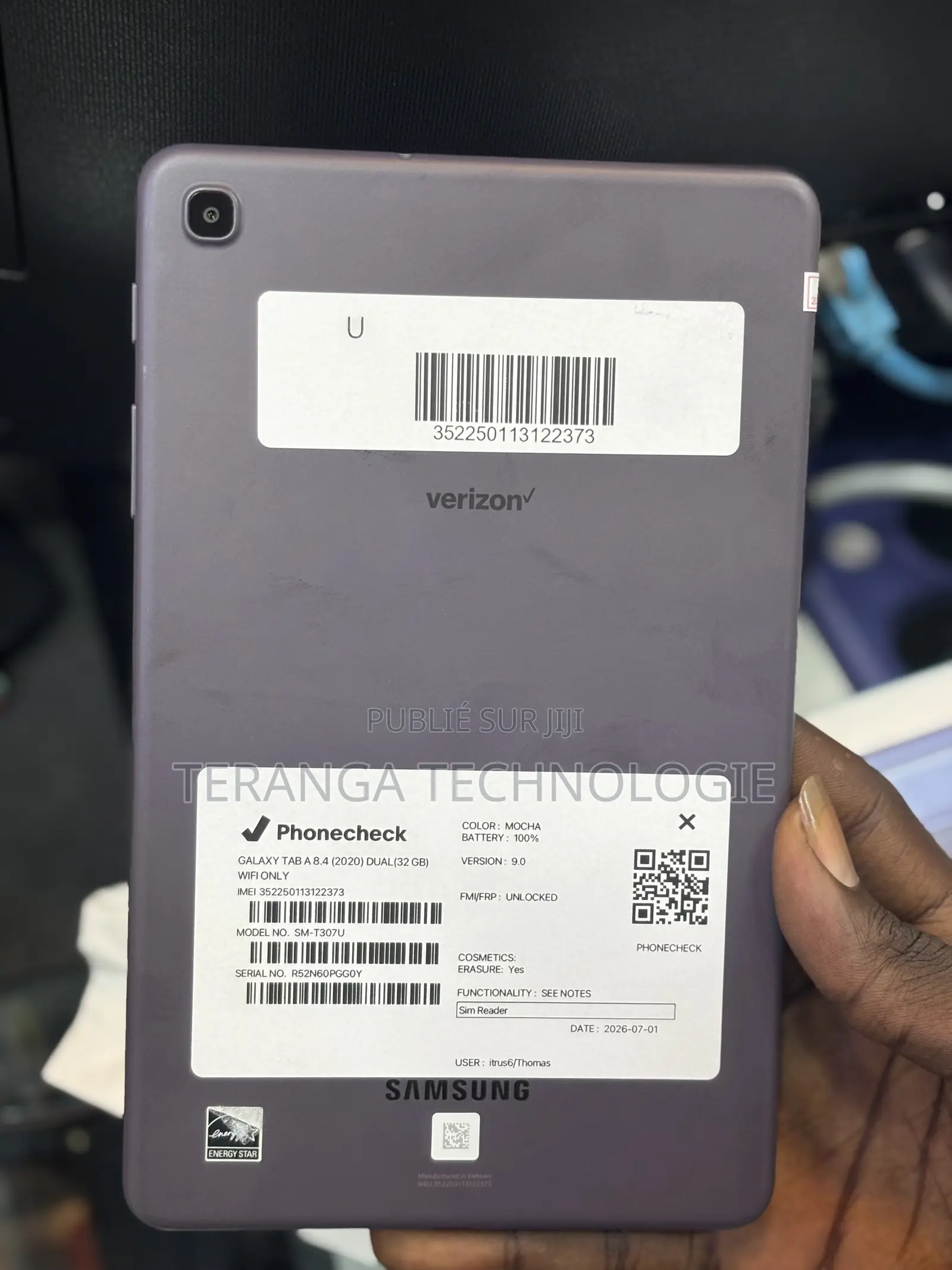 Nouveau Samsung Galaxy Tab A 8.0 & S Pen (2019) 32 GB Noir
