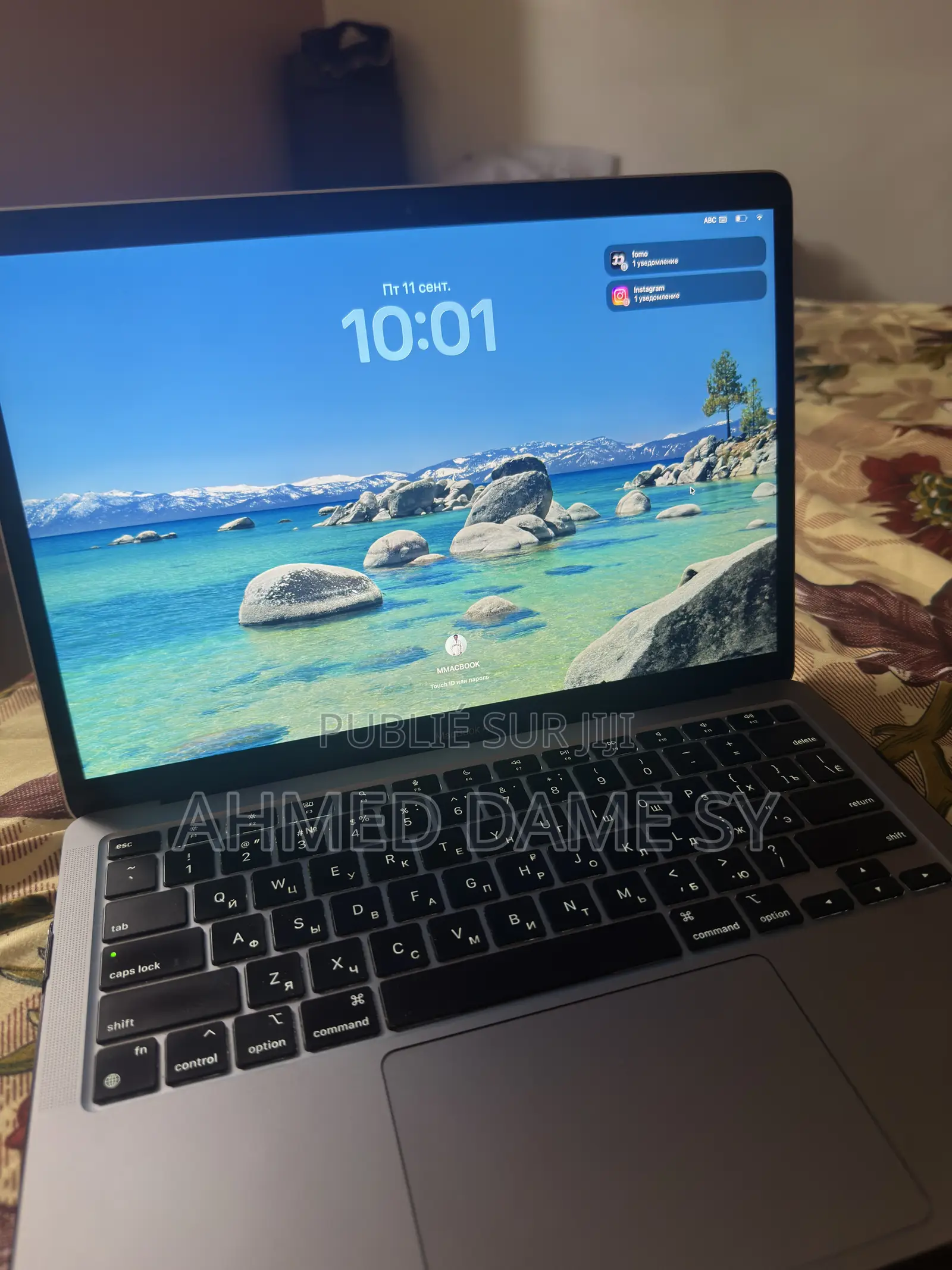 Ordinateur portable Pomme MacBook Air 2020 8GB Apple M1 SSD 256GB