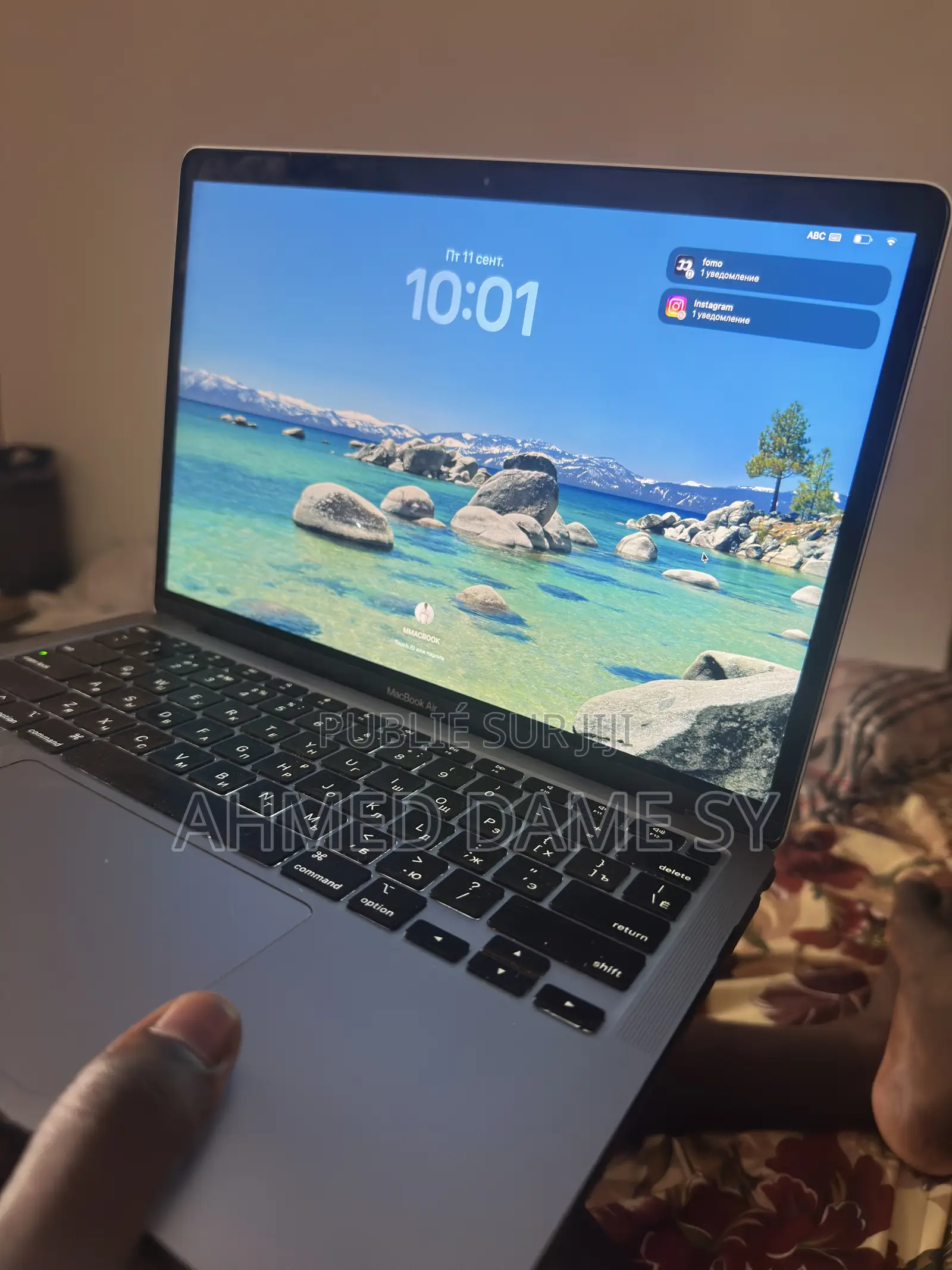 Ordinateur portable Pomme MacBook Air 2020 8GB Apple M1 SSD 256GB