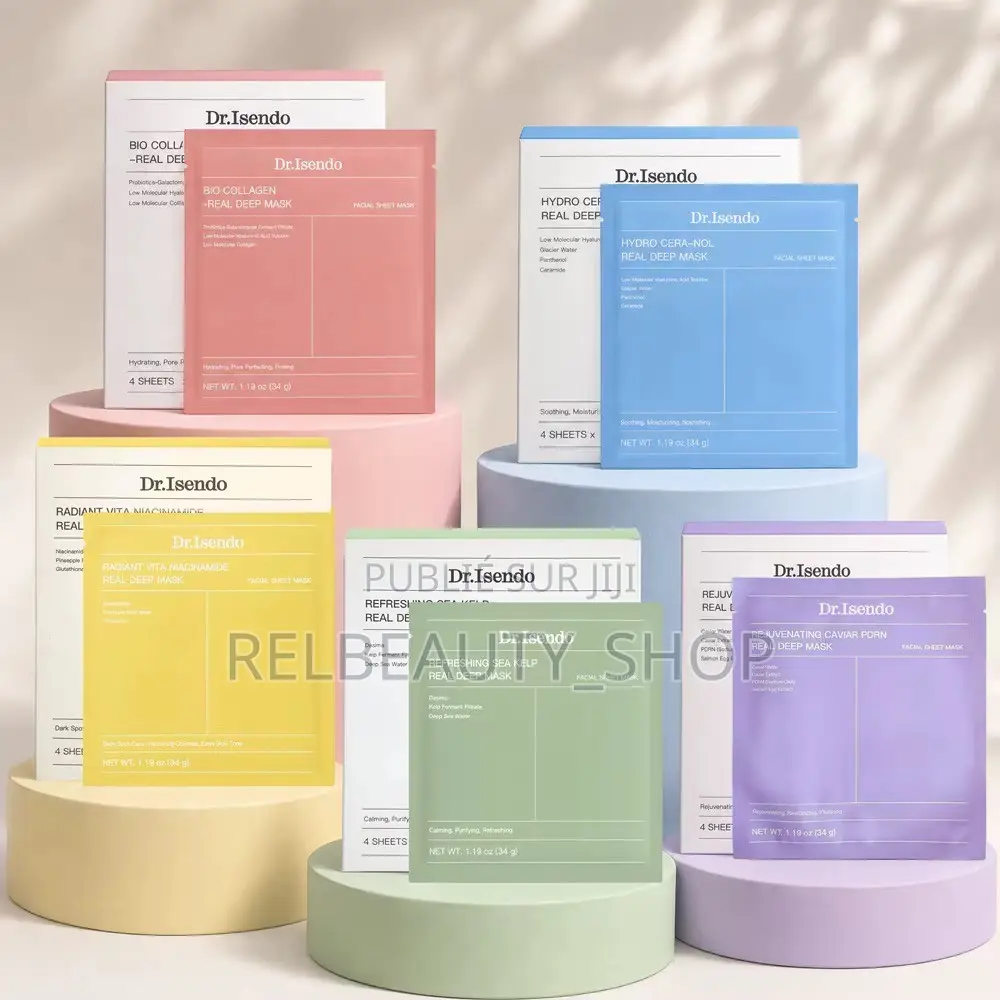 Masque Facial Hydrolisé Bio-Collagen, Niacinamide, Cera-Nol