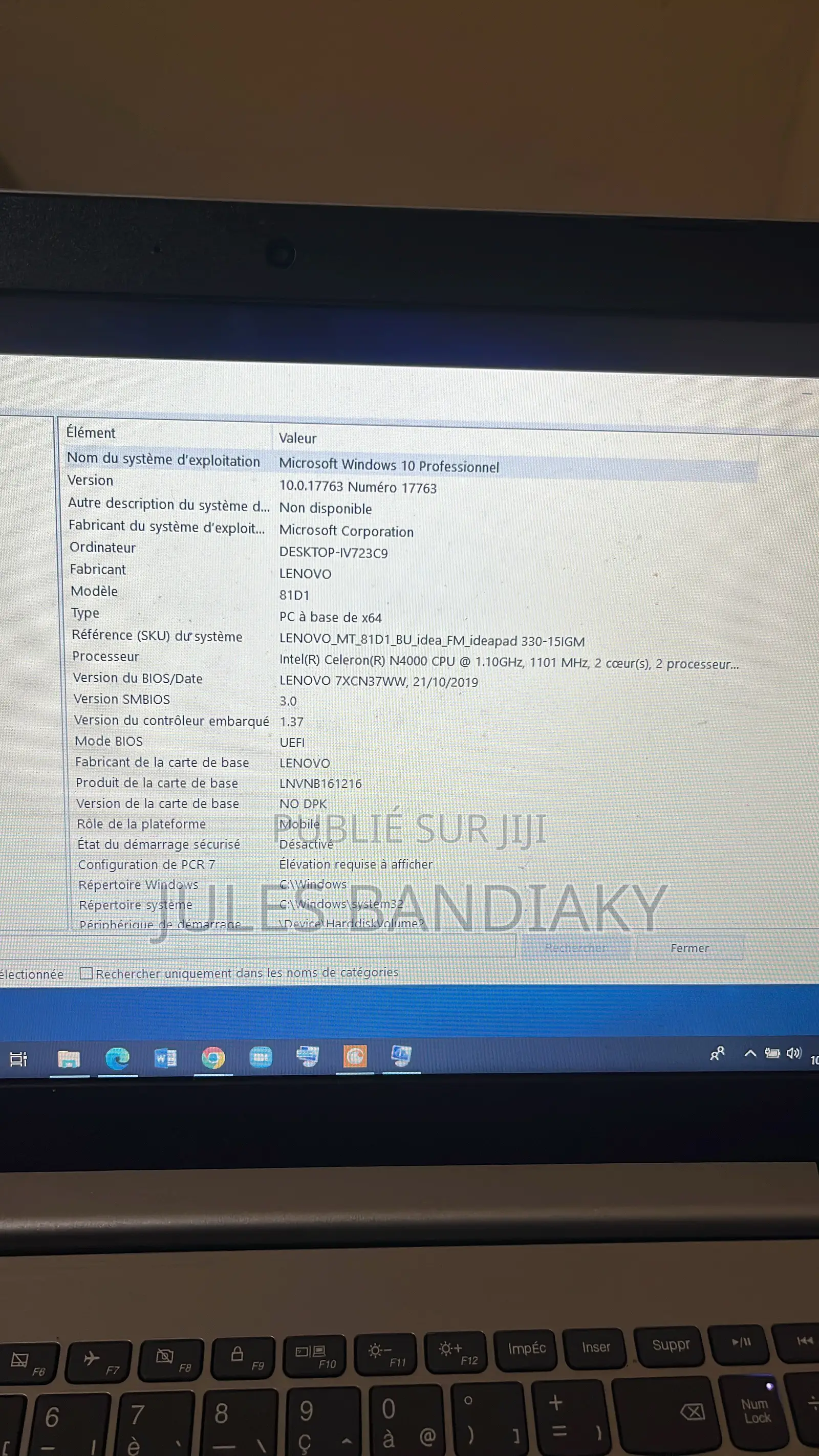Nouveau Lenovo IdeaPad 330 4GB Intel Celeron HDD 500GB