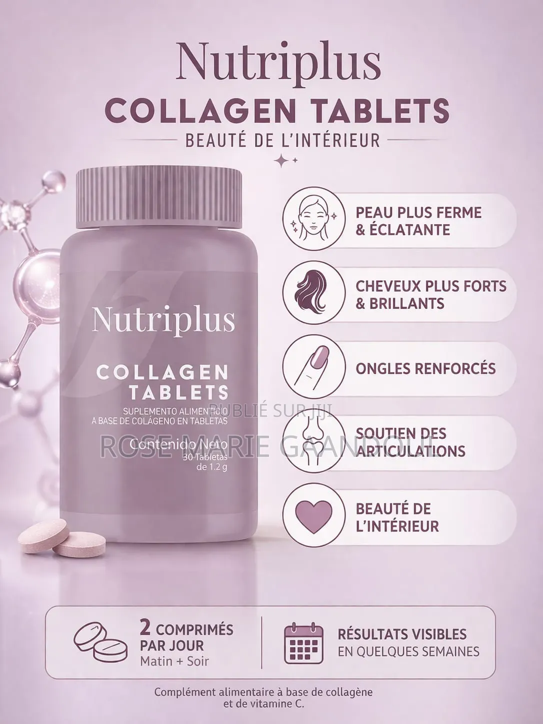Nitriplus Beauty Collagène Comprimés