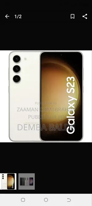 Nouveau Samsung Galaxy S23 Ultra 256 GB Noir
