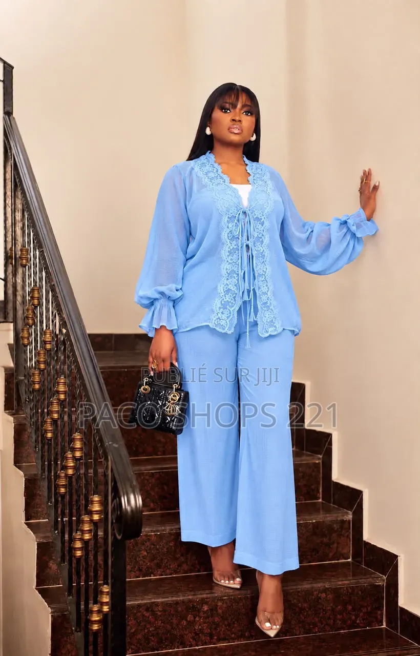 Ensemble 2 Pièces en Dentelle M L XL XXL