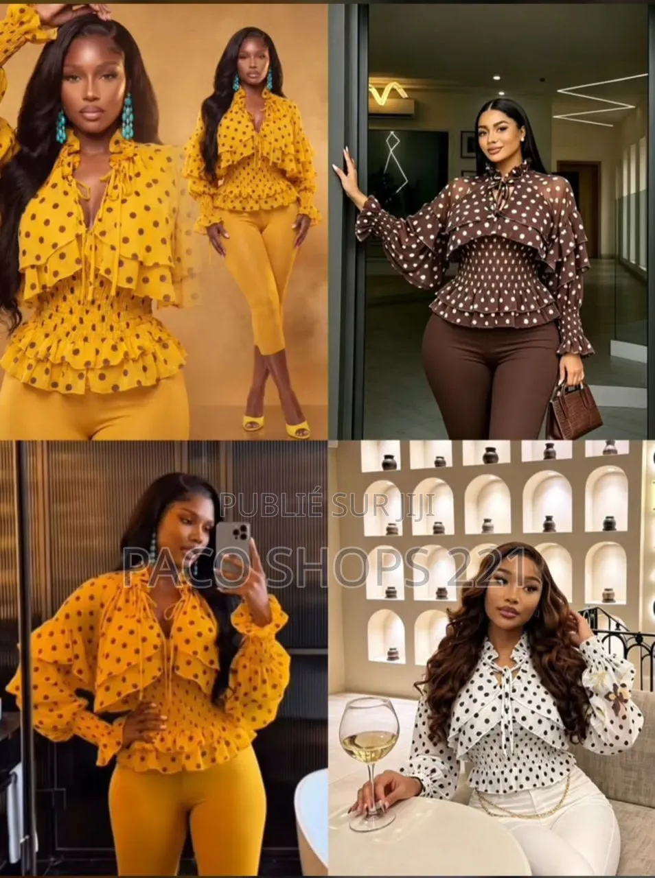 Magnificent Ensemble 2 Pièces À Pois – Ultra Tendance