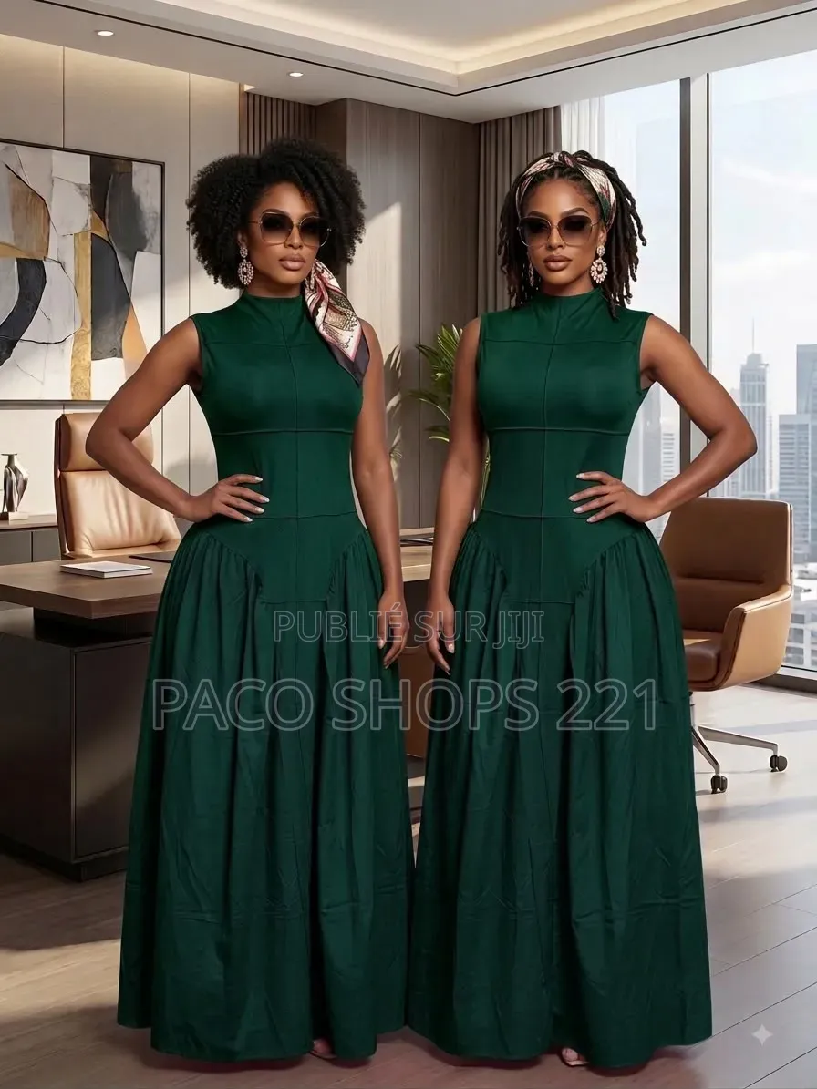 Magnifique Robe Longue Évasée