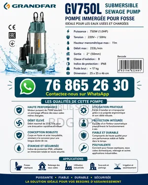 Pompes Broyeur Et Les Colonnes De Douche