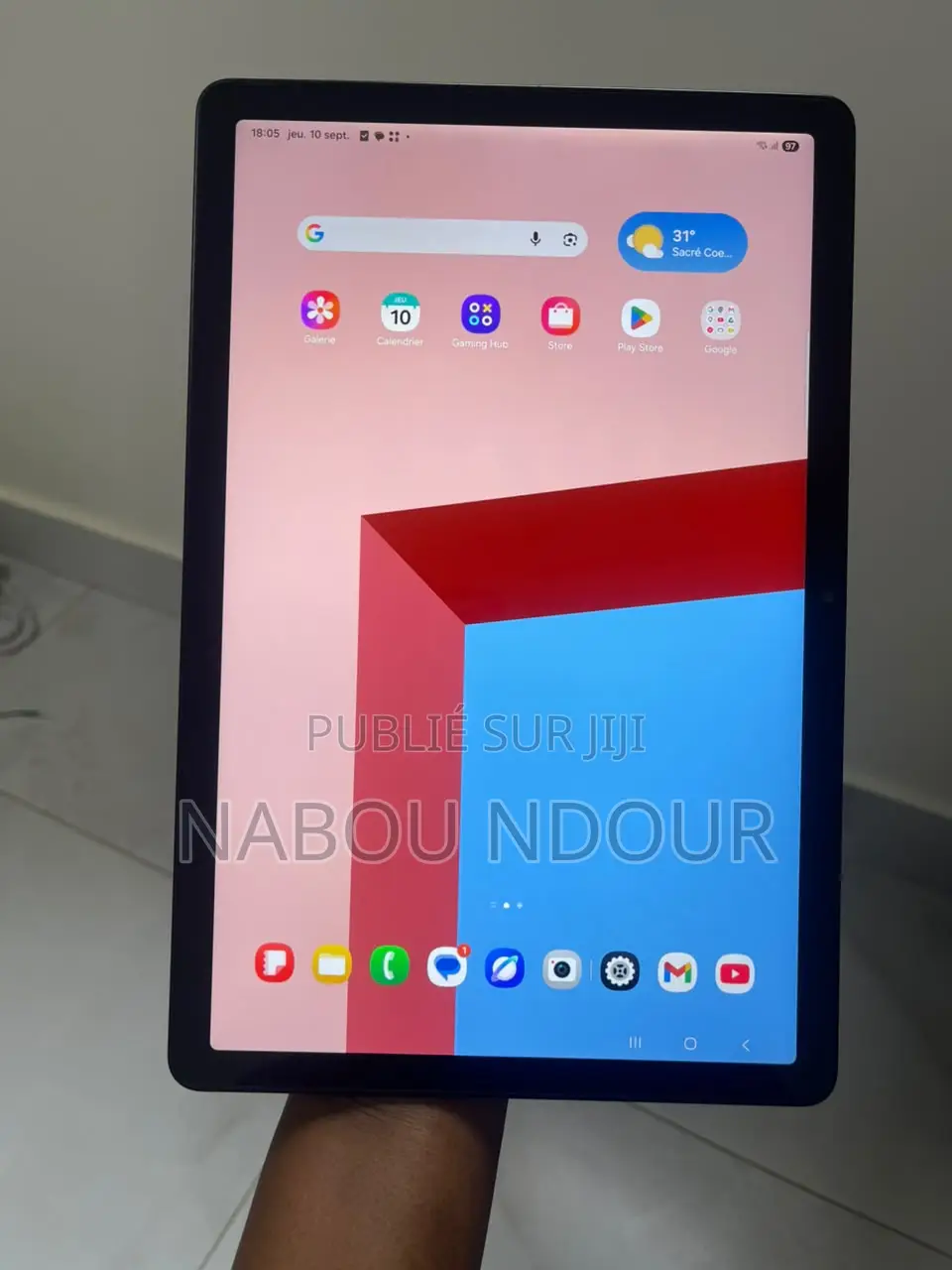 Nouveau Samsung Galaxy Tab A9+ 128 GB Noir