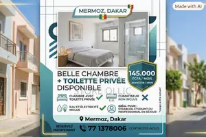 Meublé 1chbre Appartement dans Mermoz Sacré-Cœur à Louer