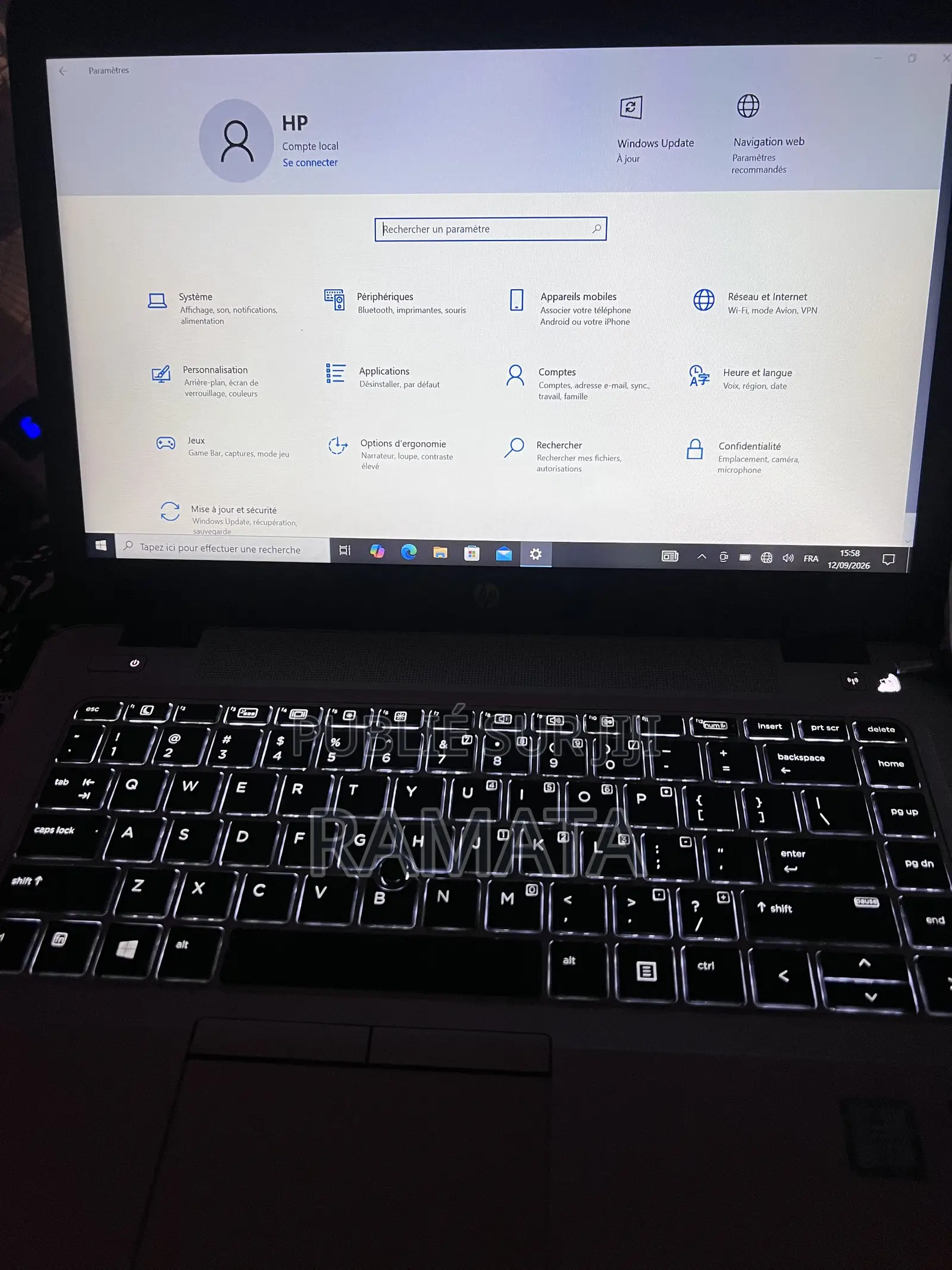Ordinateur portable HP EliteBook 840 G3 8GB Intel Core i5 SSD 256GB