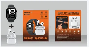 Pack SmartWatch Séries 11 + Écouteurs Bueltooth TWS Sans Fil.
