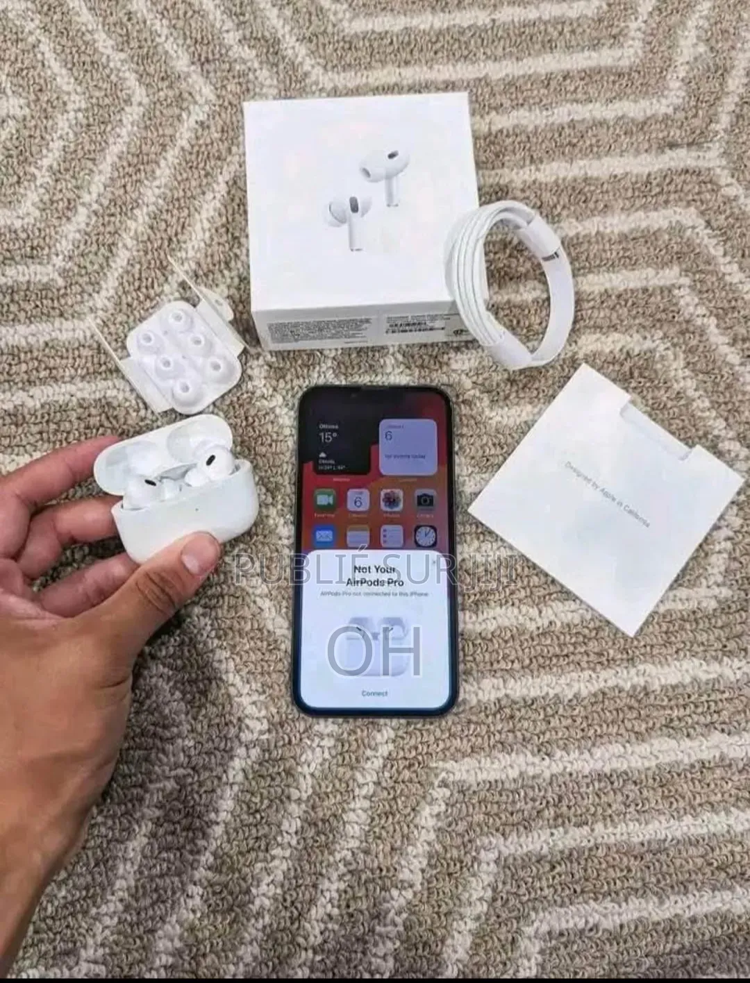 Air Pods Pro 2ème Génération – Sans Fil, Réduction De Bruit.