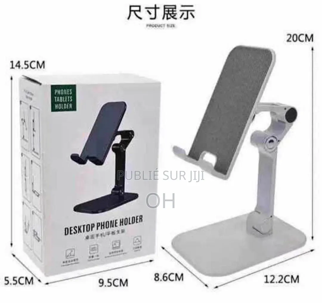 Support Téléphone Universel Pliable Et Réglable – Smartphone Tablette