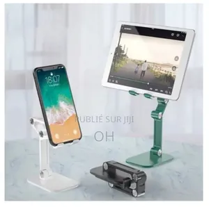 Support Téléphone Universel Pliable Et Réglable – Smartphone Tablette
