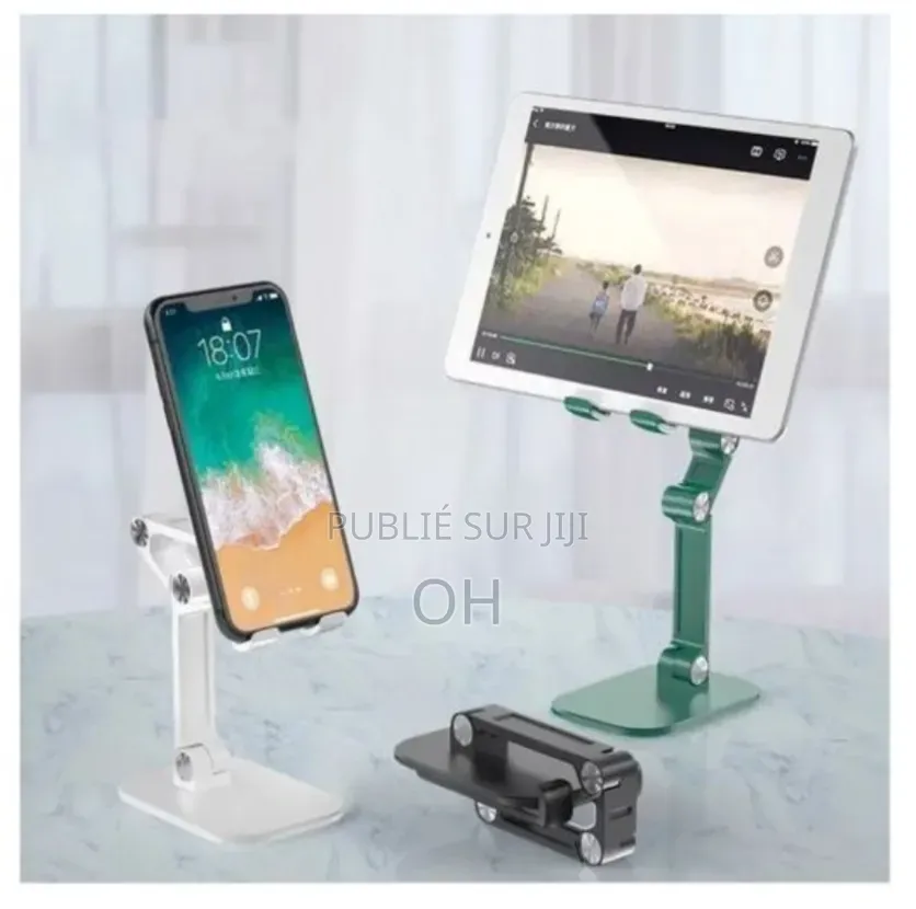 Support Téléphone Universel Pliable Et Réglable – Smartphone Tablette