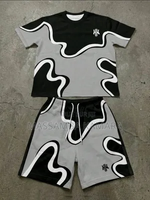 Ensemble Streetwear Wave Bicolore (T-Shirt + Short)