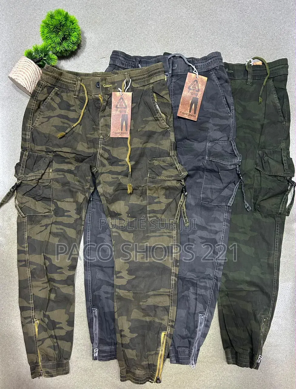 Nouveau Jean Cargo Tailles 30, 31, 32, 33, 34, 35, 36
