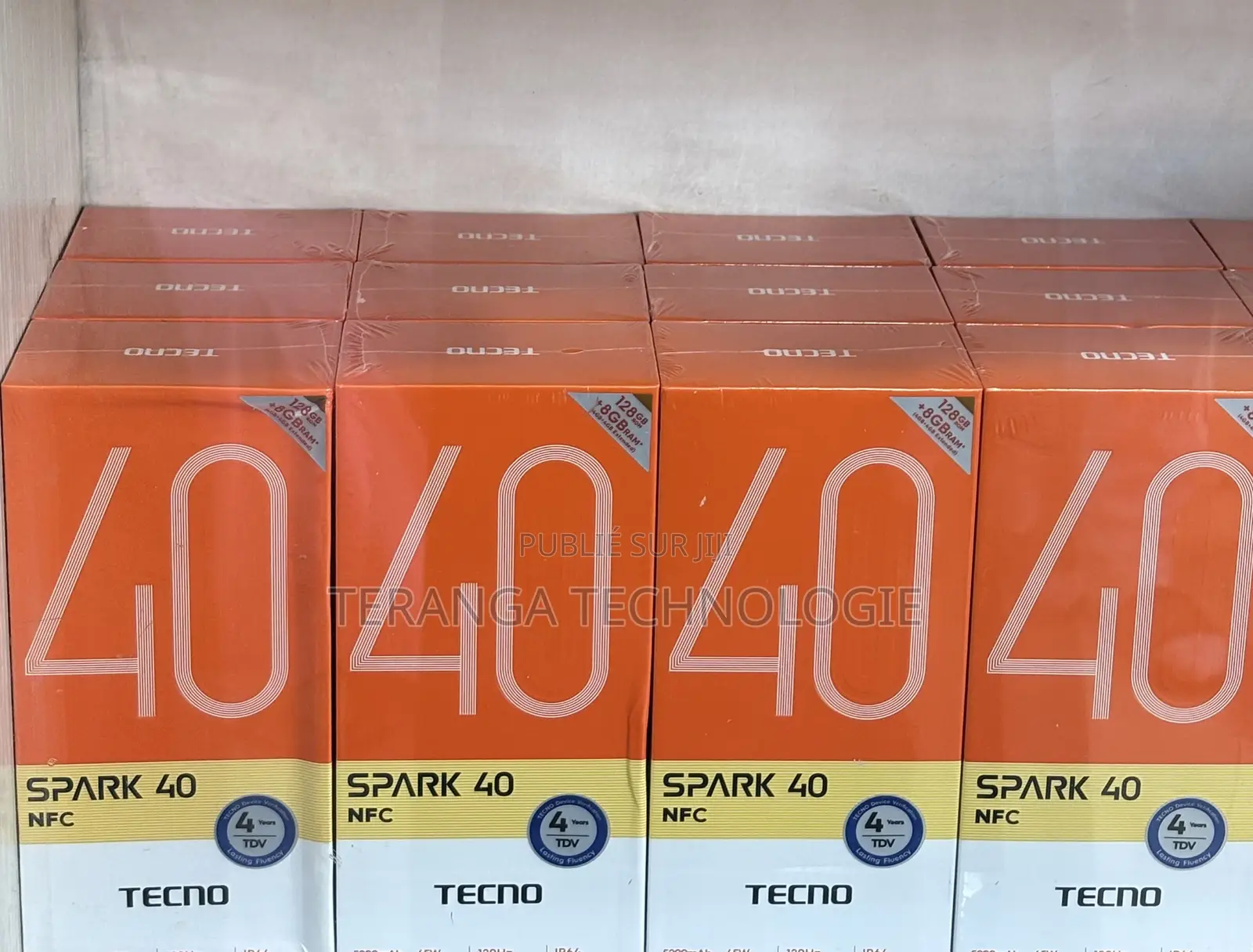 Nouveau Tecno Spark 40 128 GB Noir