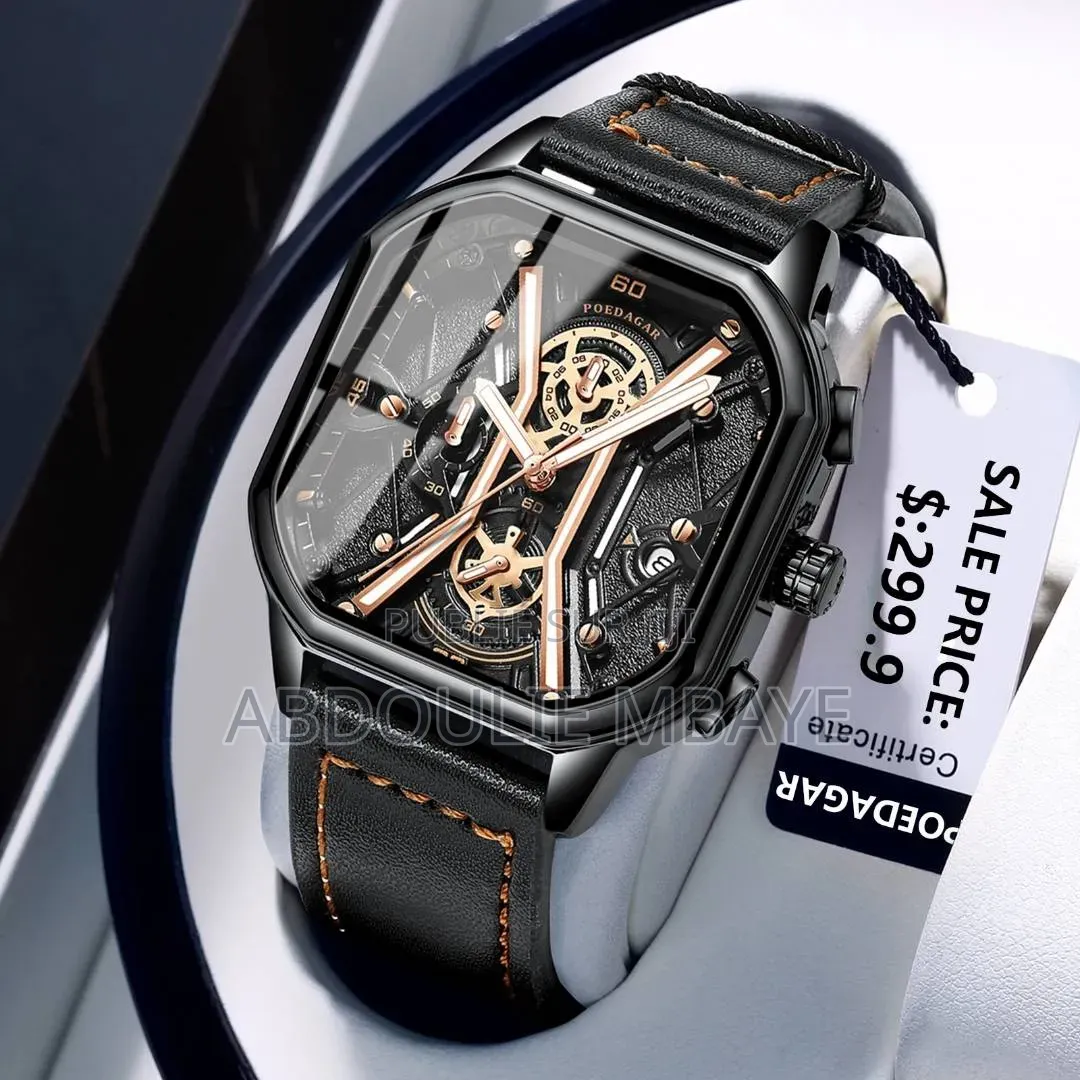 Montre Décontracté Poegadar Pour Homme