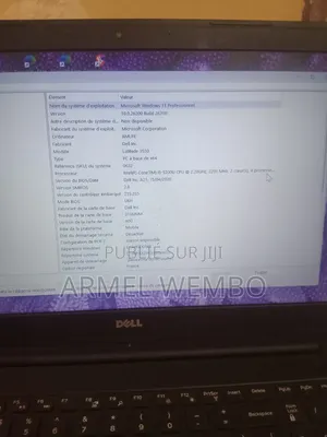 Ordinateur portable Dell Latitude 3550 8GB Intel Core i5 HDD+SSD 256GB