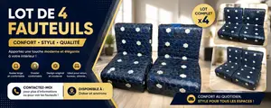 À Vendre : Magnifique Canapé/Fauteuils d'Occasion !