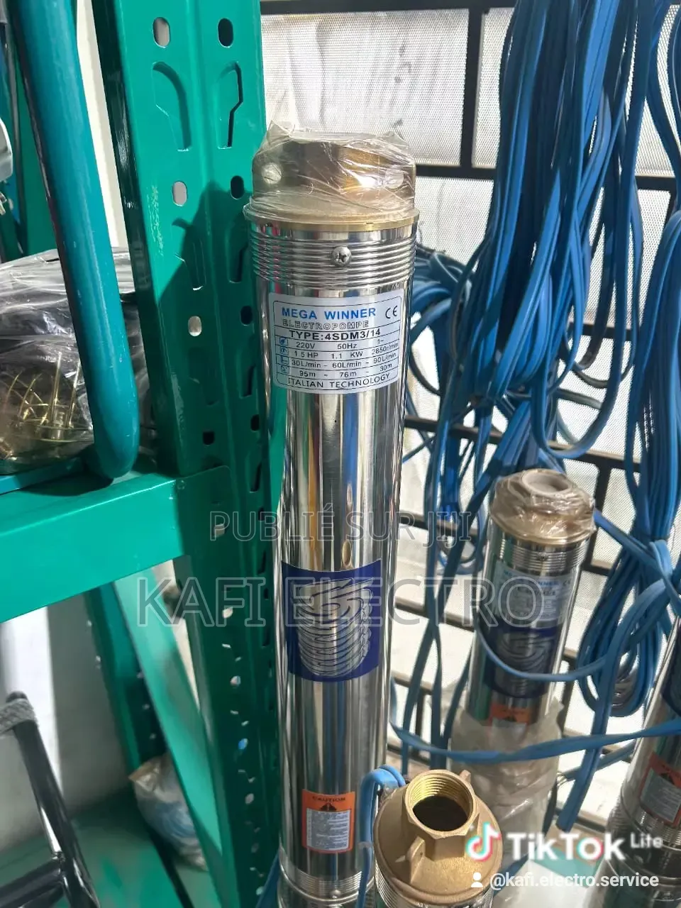 Pompe Immergée Électrique Solaire AC DC