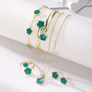 Ensembles Bracelets Collier Fétiche Bague Et Boucles D’oreilles 