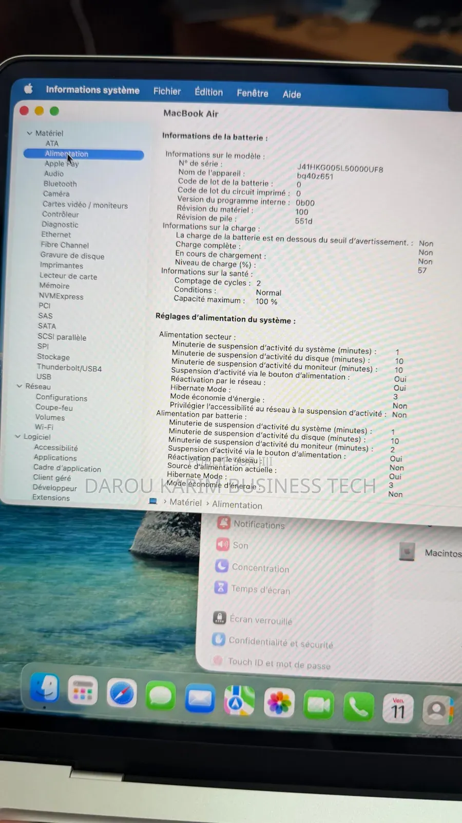 Nouveau Pomme MacBook Air 2025 M4 16GB Apple M4 SSD 256GB