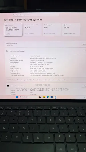 Nouveau Dell Precision 5570 32GB Intel Core i7 SSD 1T