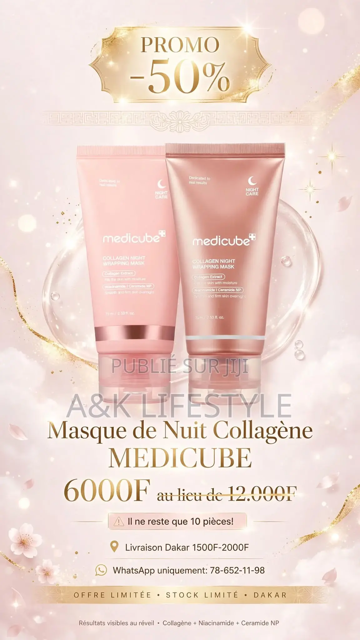 Medicube Collagen Night Wrapping Mask 75 Ml | a K Lifestyle