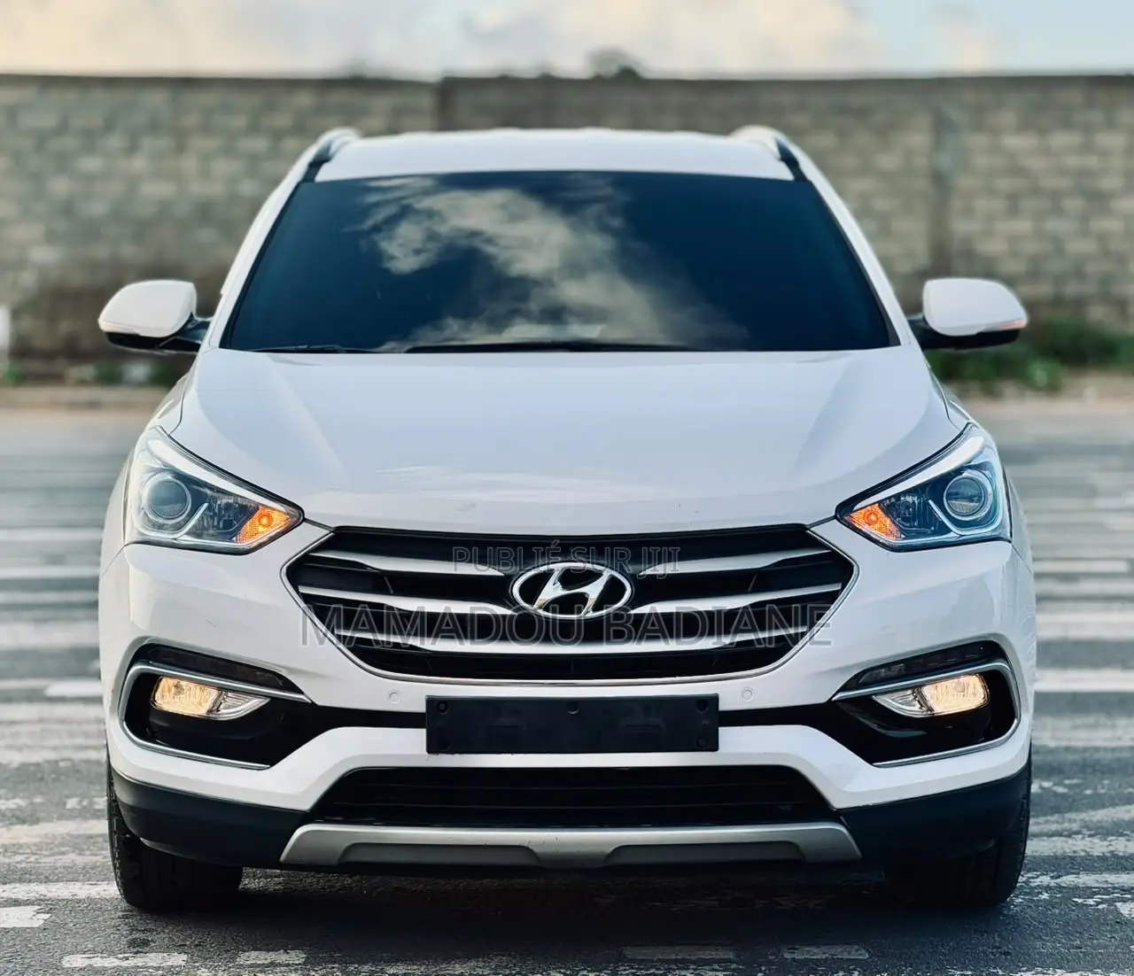 Hyundai Santa Fe Limited AWD 2017 Blanc
