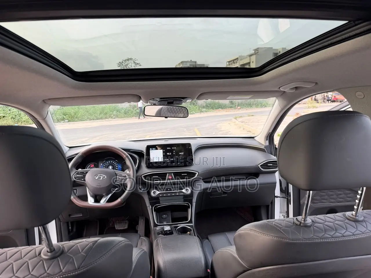 Hyundai Santa Fe Limited 2.4 FWD 2019 Blanc