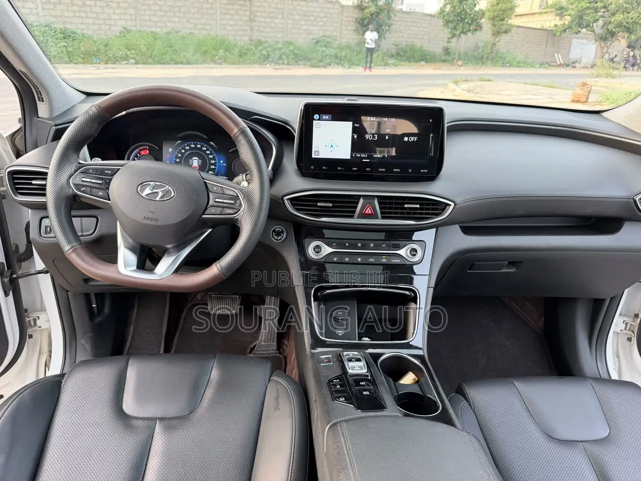 Hyundai Santa Fe Limited 2.4 FWD 2019 Blanc